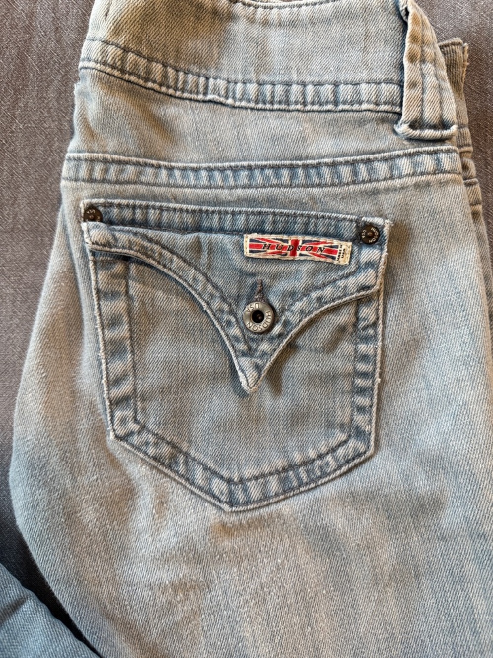 Hudson Jeans Light Blue Flare Jeans - Picture 4 of 6